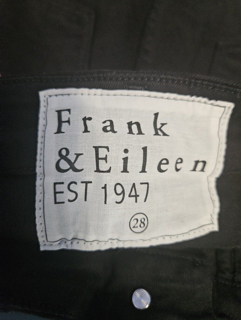 Frank & Eileen Black Sligo Raw Hem Skinny Jeans - Picture 13 of 15